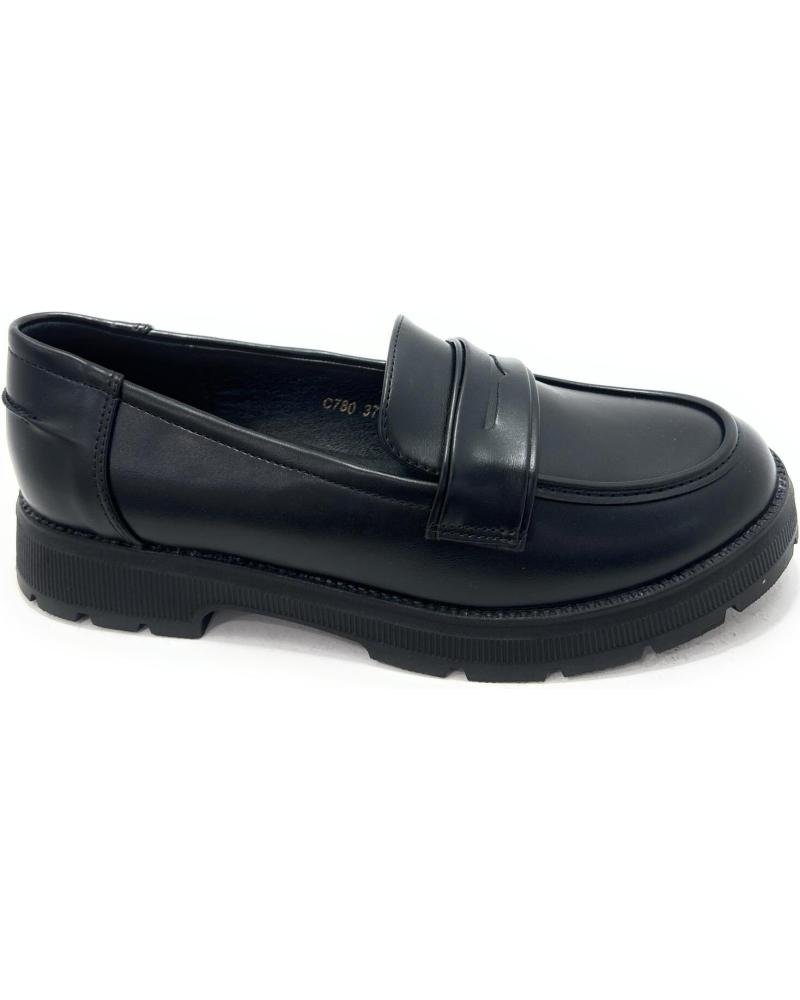 BUBBLE BOBBLE MOCASIN COLEGIAL ANTIFAZ COMODO PIEL NEGRO