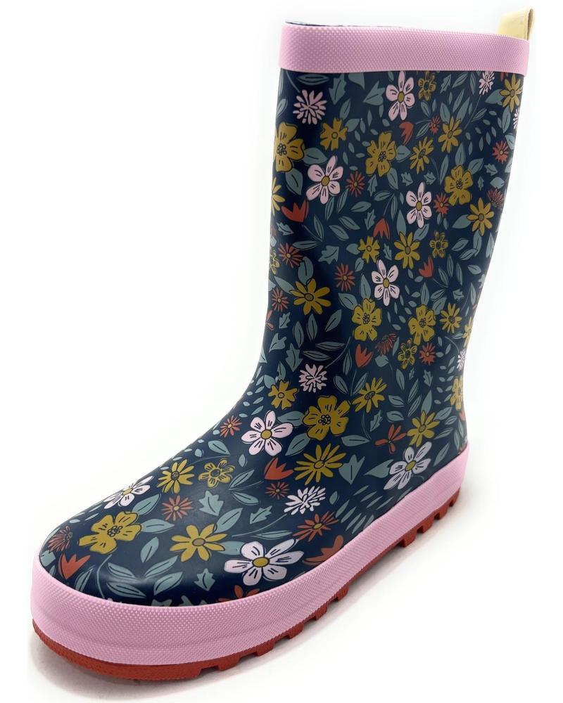 BUBBLE BOBBLE REGENSTIEFEL MIT BUNTEM BLUMENMUSTER VARIOS COLORES