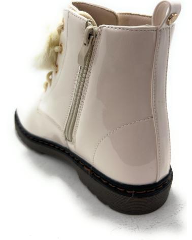 BUBBLE BOBBLE BOTA NINA MILITAR CREMALLERA CORAZONES P BEIGE