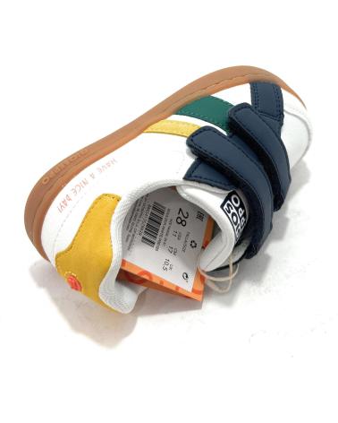 GIOSEPPO DEPORTES NINO BAREFOOT PEGUE PIEL GIOS BLANCO