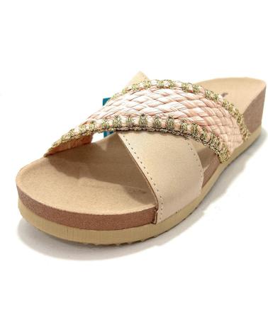 SANDALIA GIOSEPPO METI NARANJA CON DETALLES DE REMACHES NARANJA