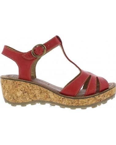FLY LONDON ZAPATO MUJER CUNA GOLD LOW - ROJO