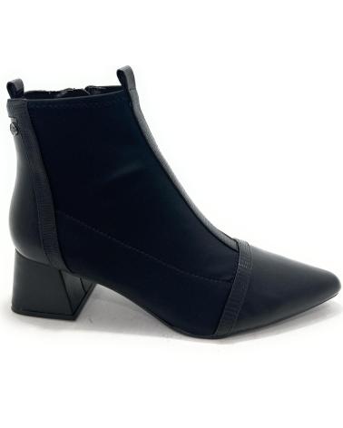 BUONAROTTI CHELSEA-STIEFELETTE SCHWARZ MIT SPITZER ZEHENPARTIE UND ELASTISCHEN EINSÄTZEN NEGRO