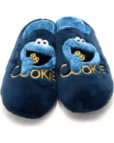 GARZON HERREN HAUSSCHUHE KRÜMELMONSTER DESIGN BLAU AZUL