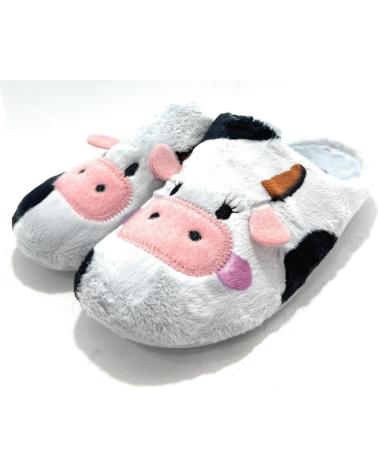 ZAPATILLAS DE CASA GARZON VAQUITA REL PLATEADO PLATEADO