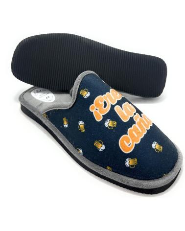 ALCALDE HERREN-HAUSSCHUHE CANAPISO LUSTIGES DESIGN GRAU GRIS