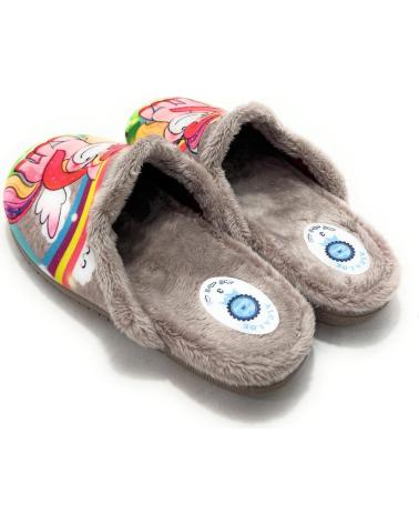 ALCALDE ZAPATILLAS CASA NINA METIDAS UNICORNIO BEIGE