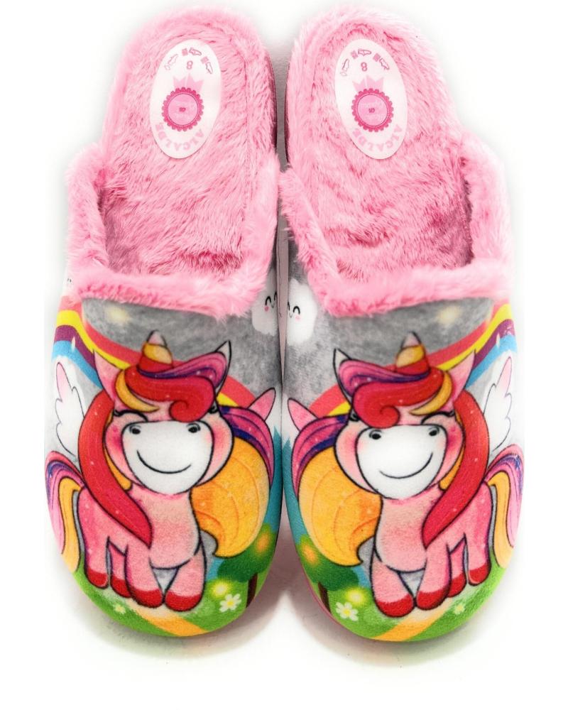 ALCALDE ZAPATILLAS CASA NINA METIDAS UNICORNIO ROSA