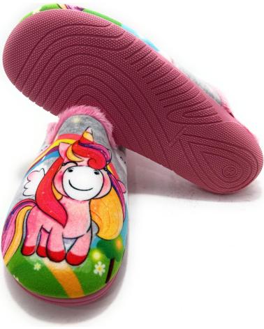 ALCALDE ZAPATILLAS CASA NINA METIDAS UNICORNIO ROSA