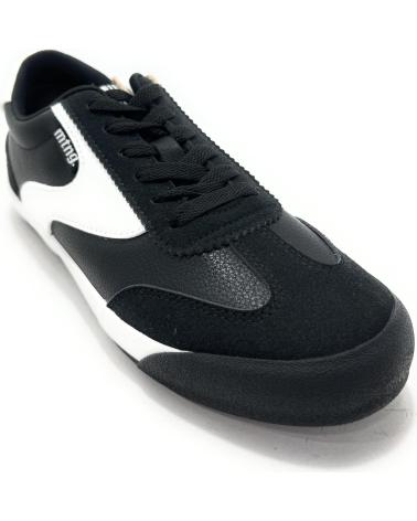MTNG FREIZEIT-SNEAKER CLA SCHWARZ MIT SCHNÜRSENKELN NEGRO