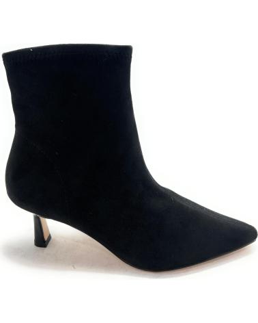 MTNG MUSTANG ELASTISCHE STIEFELETTE FEINER ABSATZ SCHWARZ NEGRO