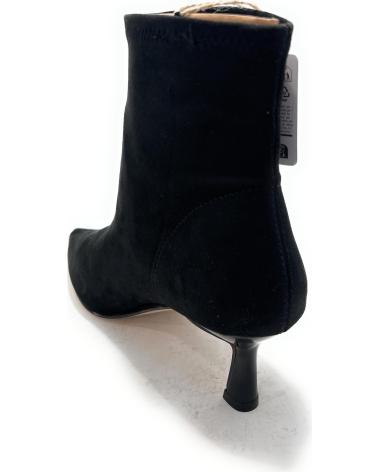 MTNG MUSTANG ELASTISCHE STIEFELETTE FEINER ABSATZ SCHWARZ NEGRO