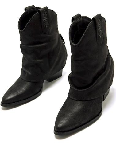 MTNG BOTIN MUSTANG VUELTA CAMPERO COWBOY TACO NEGRO