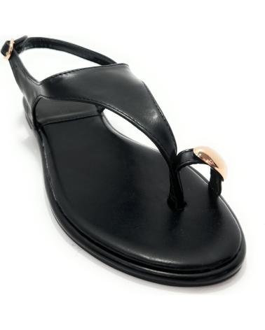 BUONAROTTI SANDALIAS PLANA ESCLAVA COGIDA DEDO NEGRO