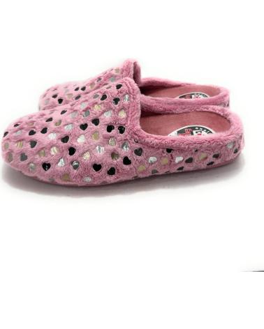 ALCALDE ZAPATILLAS DE CASA ANATÓMICAS CORAZÓN ROSA ROSA