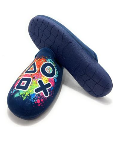 ALCALDE HAUSSCHUHE PLAY CONFORT BLAU AZUL