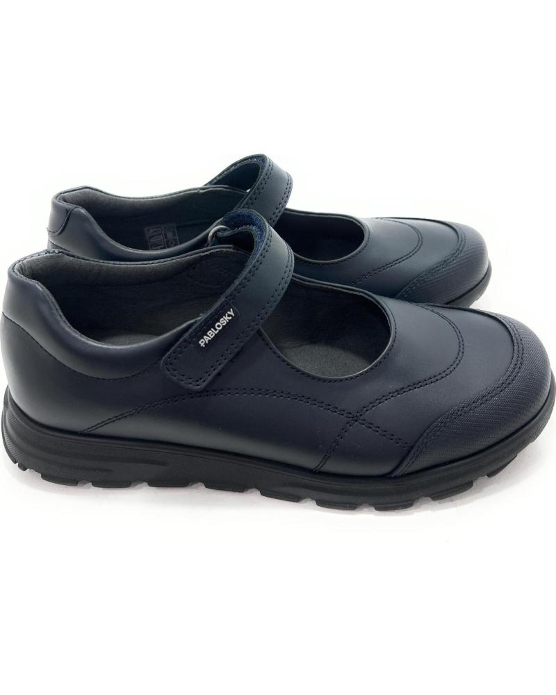 PABLOSKY COLEGIAL MERCEDITA VELCRO-PUNTE AZUL