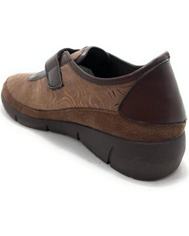 TUPIE KOMFORTSCHUHE MIT ANATOMISCHEM KLETTVERSCHLUSS BRAUN MARRóN