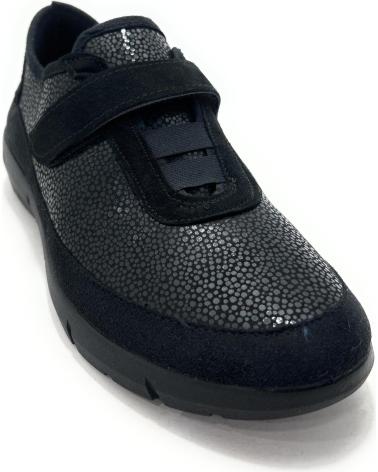 TUPIE KOMFORTSCHUHE MIT ANATOMISCHEM KLETTVERSCHLUSS SCHWARZ NEGRO