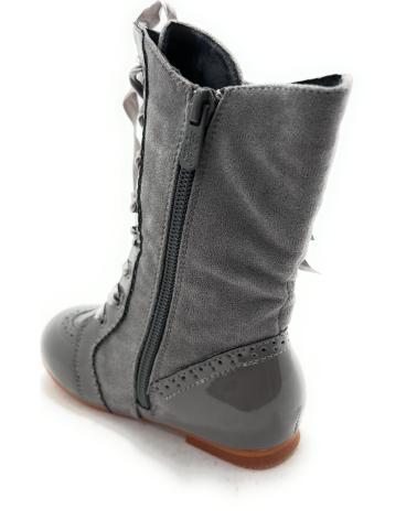 STIVALI PASCUALA CHIC VISION CON LACCI E CERNIERA GRIGIO GRIS