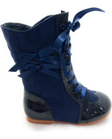 STIVALE PASCUALA CHIC VISION BLU CON LACCI E CERNIERA AZUL