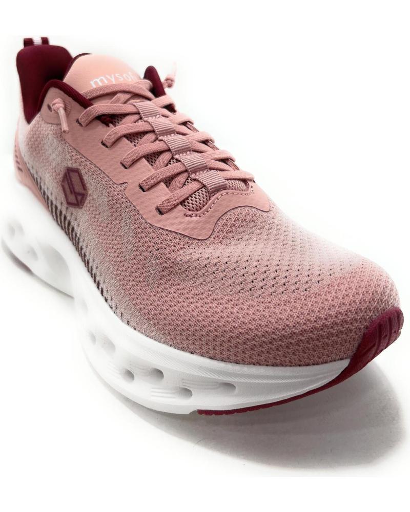 MYSOFT EASY-FIT ELASTIC SPORT SNEAKERS PINK VARIOS COLORES