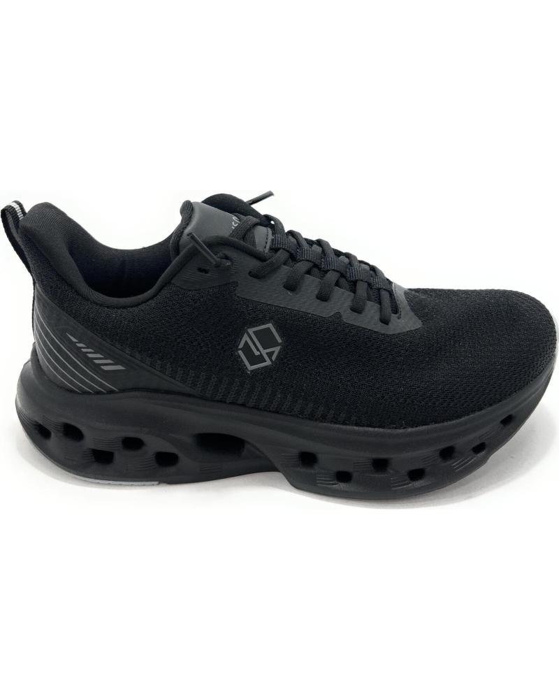 MYSOFT ELASTISCHE SCHLUPF-SNEAKER SCHWARZ NEGRO