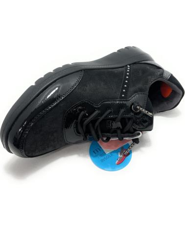 MYSOFT SCHNÜR-SNEAKER SCHWARZ NEGRO