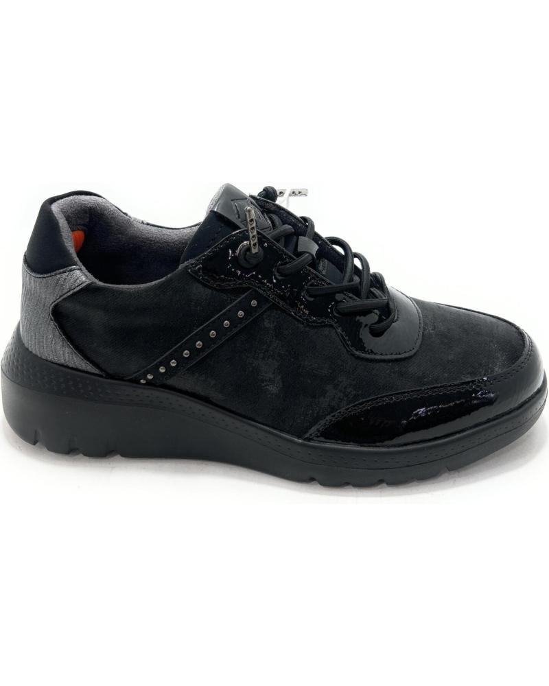 MYSOFT SCHNÜR-SNEAKER SCHWARZ NEGRO
