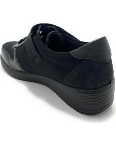 MYSOFT SCHWARZE ELASTISCHE SPORT-FREIZEITSCHUHE NEGRO