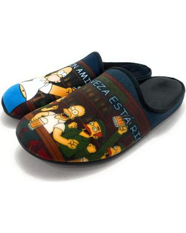 ALCALDE ZAPATILLAS CASA CABALLERO HOMER CERVEZA NEGRO