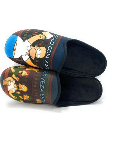 ALCALDE ZAPATILLAS CASA CABALLERO HOMER CERVEZA NEGRO