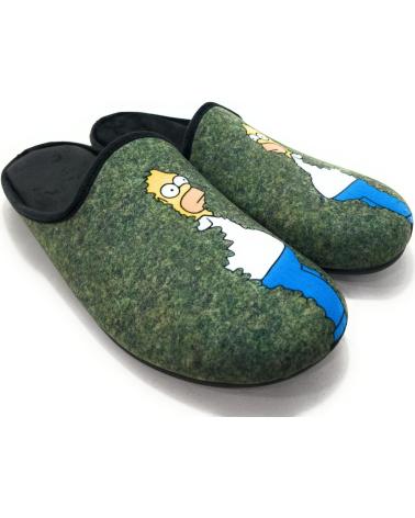 ALCALDE ZAPATILLAS CASA CABALLERO HOMER DIVERTID VERDE