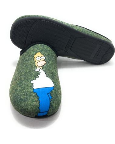 ALCALDE ZAPATILLAS CASA CABALLERO HOMER DIVERTID VERDE
