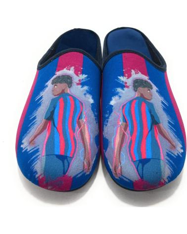 ALCALDE PANTOFOLE FC BARCELONA LAMINE YAMAL BLU AZUL