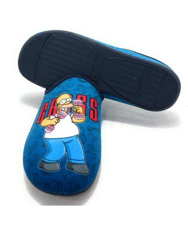 HAUSSCHUHE ALCALDE DIE SIMPSONS HOMER UND BART BLAU AZUL