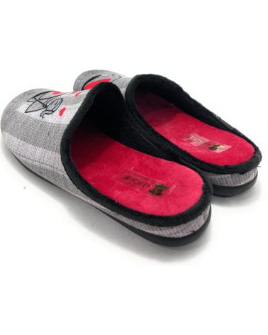 ZAPATILLAS DE CASA ALCALDE CORAZÓN CONFORT GRIS GRIS