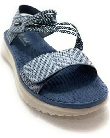 HUALUN SANDALIAS MUJER CUnA RELAX TEXTIL ELASTI AZUL