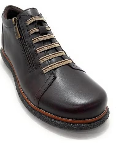 VALERIAS ZAPATOS PIEL CREMALLERA ELASTIC MARRóN