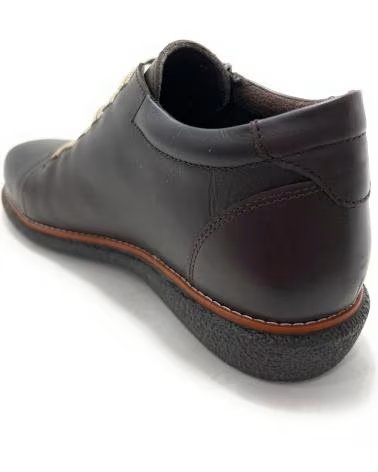 VALERIAS ZAPATOS PIEL CREMALLERA ELASTIC MARRóN