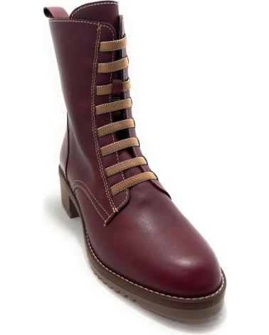 VALERIAS BOTA MILITAR DE COURO COM CADARÇOS AZUL AZUL