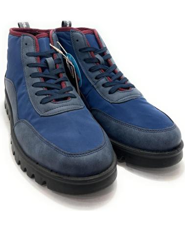 BOTTES IMPERMÉABLES CHIC VISION MYSO À LACETS BLEUES AZUL