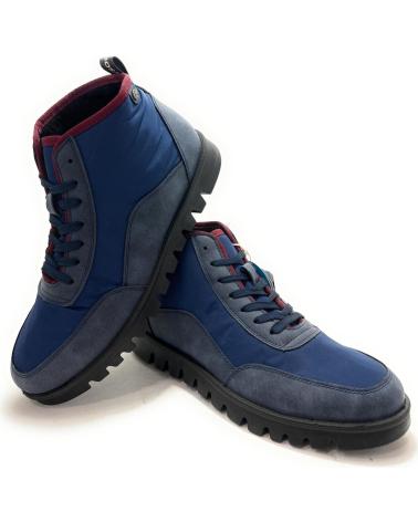 BOTTES IMPERMÉABLES CHIC VISION MYSO À LACETS BLEUES AZUL