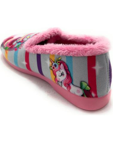ALCALDE UNICORN CLOSED SLIPPERS - GREY GRIS