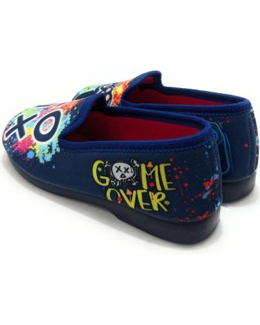 ALCALDE CLOSED 'PLAY GAMER' SLIPPERS BLUE FOR BOYS AZUL