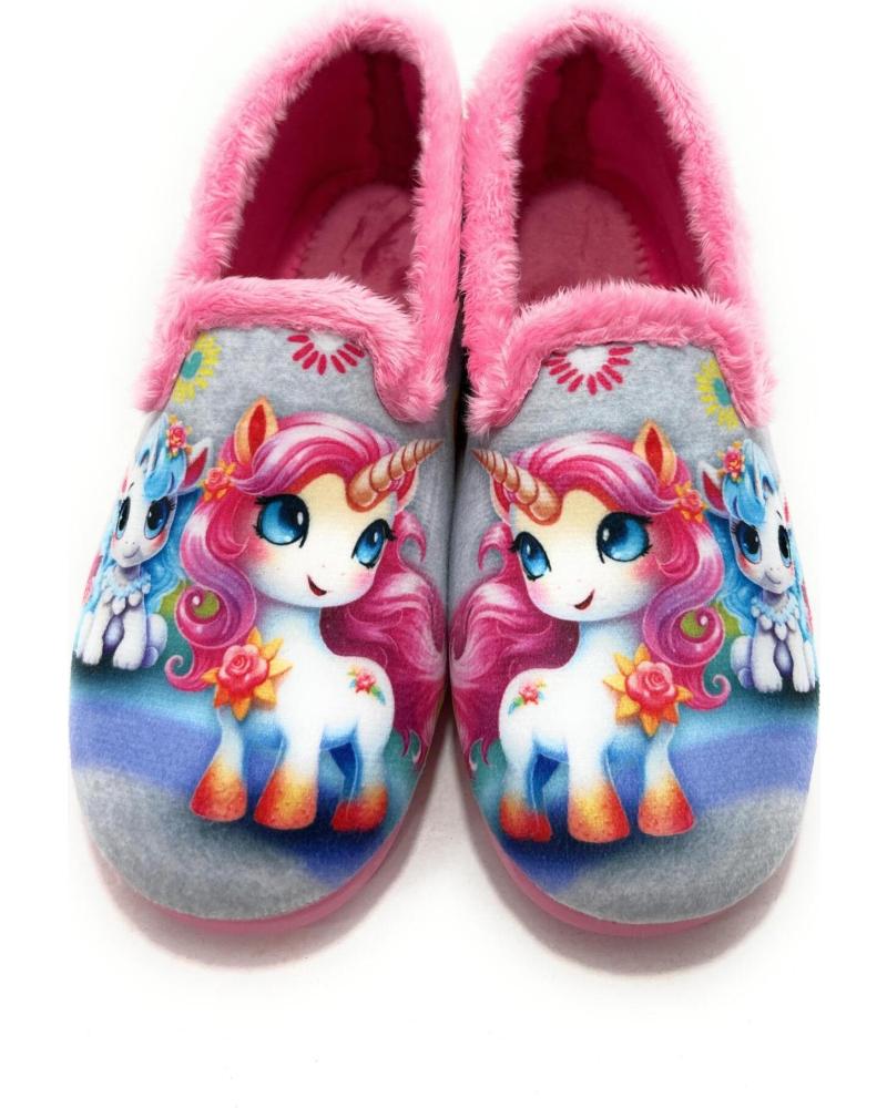 ALCALDE ZAPATILLAS CASA NINA CERRADAS UNICORNIO GRIS