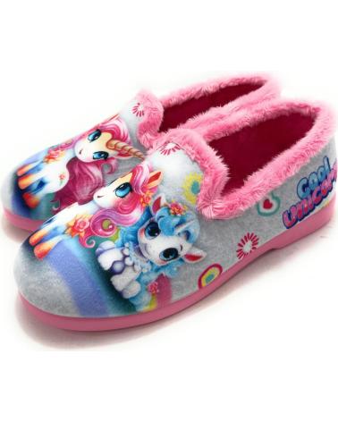 ALCALDE ZAPATILLAS CASA NINA CERRADAS UNICORNIO GRIS