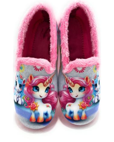 ALCALDE ZAPATILLAS CASA NINA CERRADAS UNICORNIO GRIS