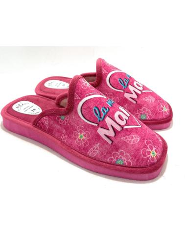 ALCALDE HAUSSCHUHE MODELL MAMA LILA MIT RUTSCHFESTER SOHLE FÜR PARKETT MORADO
