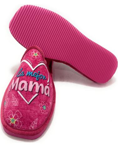 ALCALDE HAUSSCHUHE MODELL MAMA LILA MIT RUTSCHFESTER SOHLE FÜR PARKETT MORADO